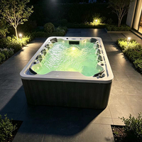 Whirlpool-Spa Garten-Whirlpool Massage-Pool Whirlpool-Badewanne Spa-Wannen mit 10 Sitzen