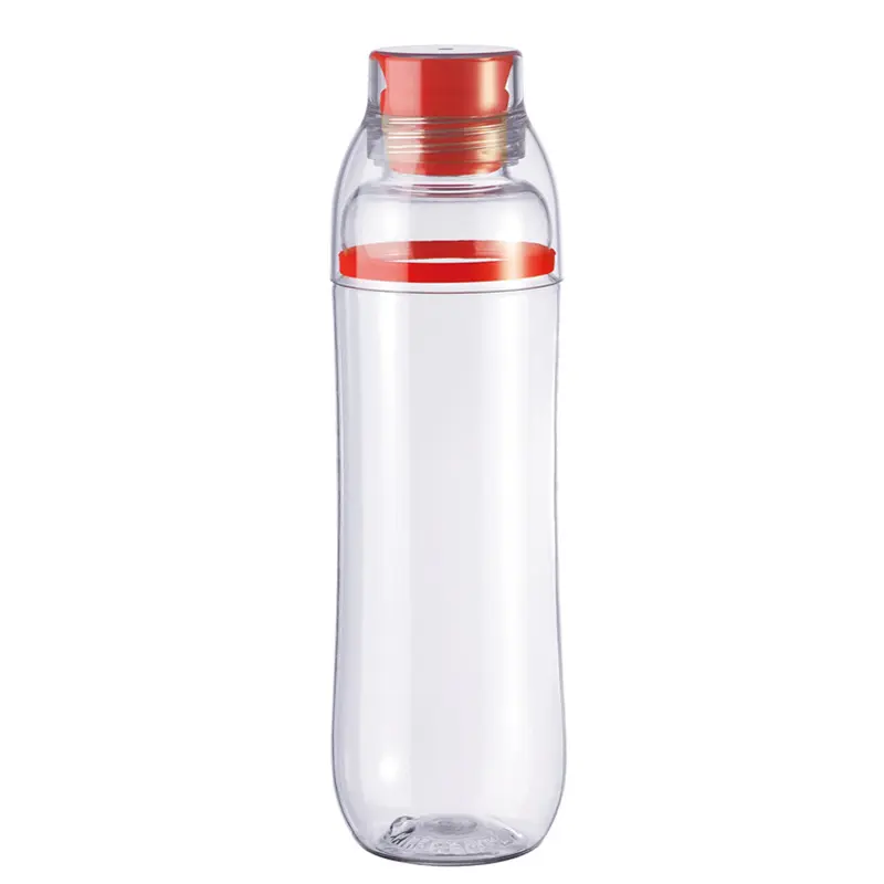 プラスチックボトルデザインジューサーボトル食品グレード新しいデザインカスタムバルク環境にやさしいスペースウォーターボトル