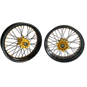 Juego de Ruedas Supermoto CNC 7116-T6 de Aluminio de 17 Pulgadas y 3.5 para <span class=keywords><strong>Suzuki</strong></span>, Piezas de Motocicleta Todoterreno, Llantas y Buje - Product Image 5