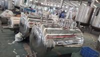 Réservoir de stockage d'eau sanitaire vertical en acier inoxydable de qualité alimentaire de 500 L avec garantie d'un an pour système de traitement de l'eau