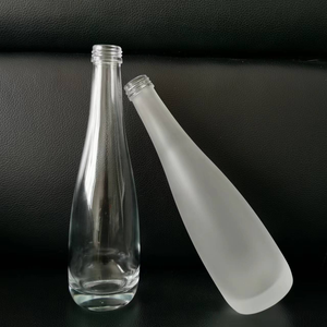 Botella <span class=keywords><strong>de</strong></span> Agua <span class=keywords><strong>de</strong></span> Vidrio <span class=keywords><strong>de</strong></span> Lujo <span class=keywords><strong>de</strong></span> Alta Calidad, 330ml/500ml, Transparente o Esmerilada, Color Personalizado, Tapa con Rosca, Tapa <span class=keywords><strong>de</strong></span> Marca, Reutilizable para Hotel, para Brandy - Product Image 5