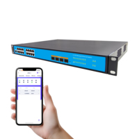 CF FIBERLINK CF-SC5620-4X16WP Switch Ethernet PoE de 20 Puertos para Empresas, Gestión en la Nube L3, 10/100/1000m, SNMP, QoS, VLAN, 112Gbps