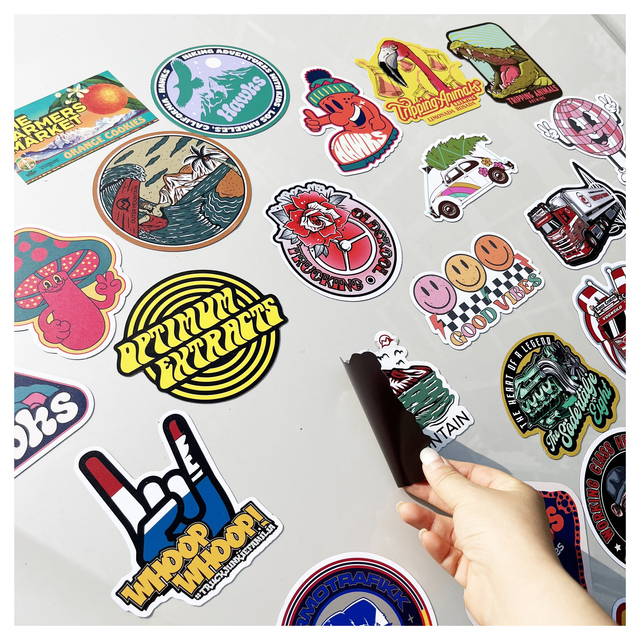 Waterproof Weatherproof Promotional PVC Magnetic Bumper Custom Magnet Sticker Car Magnets Reusable Car Magnetic Sign for Car