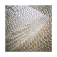 Tissu en maille polyester 3D souple de 4 mm d'épaisseur pour chaise, vente en gros