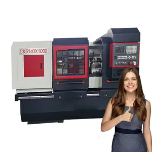 CNC 선반 ck6140 플랫 침대 cnc 선반 소형 대량 생산 cnc 선반