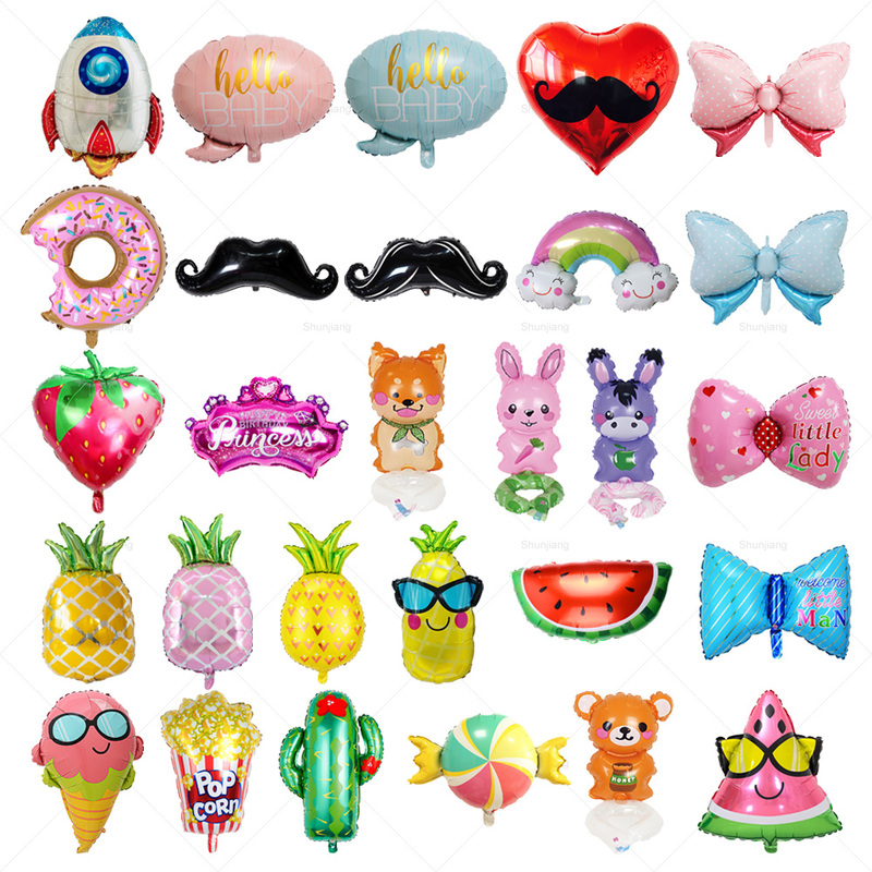 Pineapple Aluminum Foil Fruits Balloons Watermelon