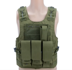Gilet tactique d'extérieur personnalisé en gros, multifonctionnel, respirant et réglable, avec porte-plaques et système Molle, idéal pour la chasse - Product Image 3