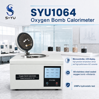 Calorimètre à bombe à oxygène en acier inoxydable SYU1064 A/D, analyseur de combustible pour centrale électrique