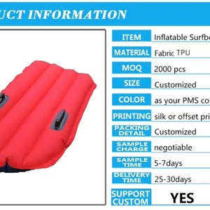 OEM Factory Direct Sale TPU Fabric Surf <b>Mat</b> Inflatable Surf Body Board with Handle Foldable Easy to Carry Suit for <b>Beach</b> Surf - Product Image 3