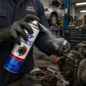 Nettoyant pour freins et pièces 7CF, spray <span class=keywords><strong>dégraissant</strong></span> automobile haute performance pour composants mécaniques - Product Image 2
