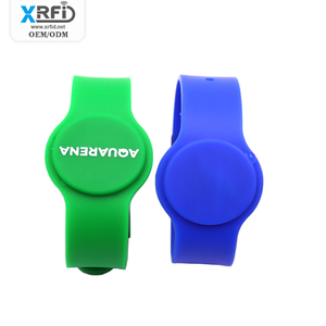 Tùy chỉnh RFID 13.56Mhz Silicone dây đeo cổ tay không thấm nước mềm NFC Vòng đeo tay với mã QR kiểm soát truy cập thẻ - Product Image 3