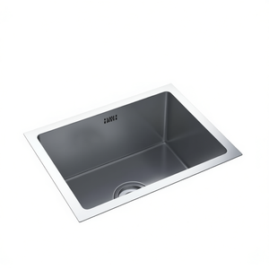 Fregadero de Cocina de Acero Inoxidable, de un Solo Tazón, Rectangular, de Instalación Bajo Encimera, Superficie Pulida, Diseño Moderno, Fácil de Limpiar - Product Image 1