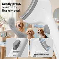 Brosse démêlante robuste pour animaux de compagnie, pour toilettage professionnel, outil de démêlage extra large avec technologie d'élimination des poils en un clic