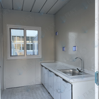 Unité de conteneur plat de qualité industrielle FLKT, résistante aux fortes charges de neige, maison modulaire préfabriquée en conteneur maritime