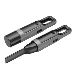 Aspirateur portatif rechargeable par USB, gris, en plastique, batterie au lithium, pour voiture et maison - Product Image 2