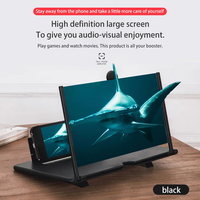 Hete Aanbieding Moderne 3D Video 10-Inch Schermvergroter HD Projector Verstelbare Mobiele Telefoonhouder met PC Materiaal en Veilig Ontwerp