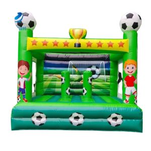 Château gonflable de football pour garçons jouets de <span class=keywords><strong>location</strong></span> cavalier gonflable thème de football maison gonflable château de rebond - Product Image 1