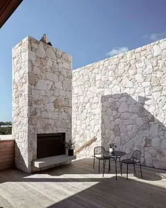 Material de construcción de piedras de cal clásicas, piedra cultural, roca del castillo