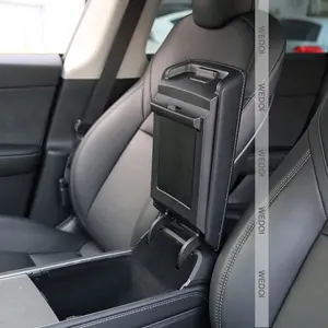 Compartimento de privacidad para reposabrazos Tesla modelo 3/Y, Material ABS, organizador Interior, consola central, novedad de 2023