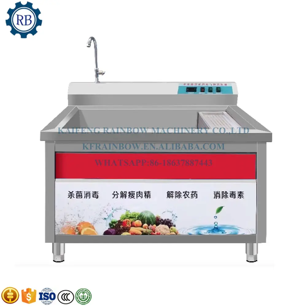 Industrial water spray olive vegetable fruit bubble washing cleaning machine for vegetables citrus fruit cleaner