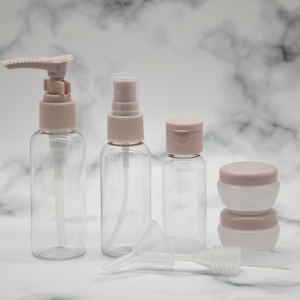Le <span class=keywords><strong>voyage</strong></span> de soins de la peau met en bouteille la matière plastique d'emballage cosmétique de soin personnel - Product Image 5