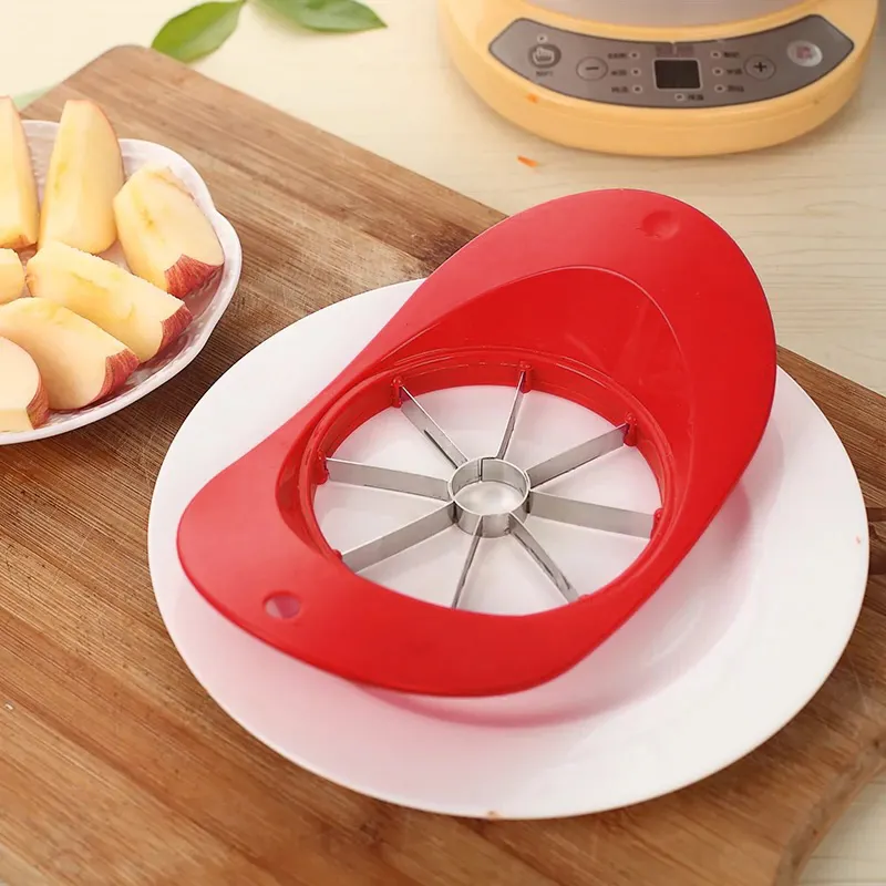 Gadget de cuisine en acier inoxydable Carottier à fruits et coupe-pomme Couteau Ustensile Poire Trancheuse à pommes