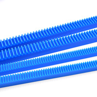 Engrenages droits extrudés CNC de haute précision Ning E en POM, crémaillère coulissante, chaîne linéaire industrielle résistante à l'usure en nylon PA66 pour découpe