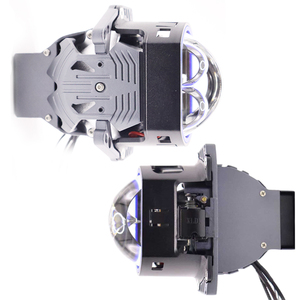 ไฟหน้าเลเซอร์แบบ Bi-LED 3 '', หลอดไฟ LED 75W 7500LM IP67แสงไฮเปอร์โบลอยด์กันน้ำเลนส์เรโทรติดตั้งได้กับรถยนต์ - Product Image 4