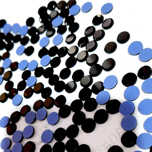 Venta directa de fábrica 500 Embalaje <span class=keywords><strong>bruto</strong></span> Ss10 Nuevo estilo Flat Top Mirror Facet Rhinestone Hot Fix Mirror Stones para vestido y zapatos - Product Image 1
