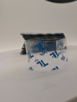Manchon thermorétractable en PVC transparent personnalisé, PVC pour animaux de compagnie, bande thermorétractable perforée pour bouteilles, bouchons, scellage supérieur de pots