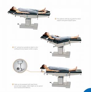Équipement hospitalier, <span class=keywords><strong>table</strong></span> d'opération électrique pour clinique médicale, lits d'examen, tables d'opération chirurgicales - Product Image 4