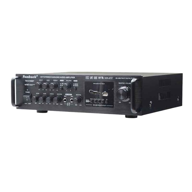 110V 220V Blue-teeth Amplifier Theatre Sound Speaker Amplifier Karaoke OK Car Home High-power 500W*2 2.0 1000 Watt Amplifier