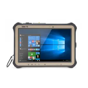 IP65 10,1 ''Intel N2930 Win7/10 Linux Industrial Rugged Tablet GPS/RFID/NFC/QR escaneo de código DB9 RJ45 TF SIM MIC en entrada de 12V DC