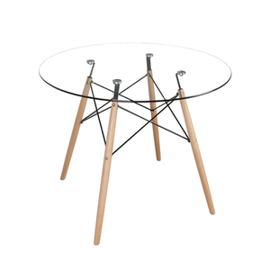<span class=keywords><strong>Mesa</strong></span> de Comedor Nórdica Barata al por Mayor de Fábrica 2024, <span class=keywords><strong>Mesa</strong></span> de <span class=keywords><strong>Centro</strong></span> Redonda de Vidrio Templado <span class=keywords><strong>Transparente</strong></span> para el Hogar y Hoteles - Product Image 1