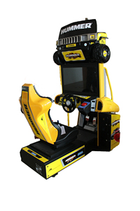 Máquina de Juegos de Carreras de Coches con Pantalla LCD de 32 Pulgadas, Funciona con Monedas, Estilo Outrun - Product Image 1