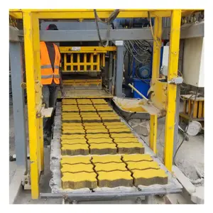 Распродажа, QT4-15 цементная блокировочная плита, оборудование для производства кирпича, автоматическая машина для производства полых бетонных блоков в Гане