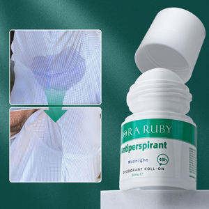 Déodorant roll-on unisexe aux herbes FLORA RUBY personnalisé OEM avec protection longue durée - Product Image 2