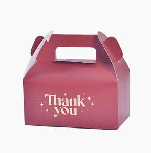 DAMAI Wholesale Square Handheld Wedding Candy Thank You <b>Box</b> for Wedding Ceremonies <b>Bridal</b> Party Favors Cardboard <b>Box</b> - Product Image 4