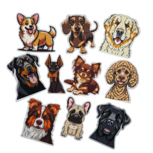 Écussons personnalisés brodés sur mesure en sergé, badges en tissu écologique, patchs thermocollants pour vêtements, accessoires vestimentaires - Product Image 2