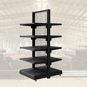 ADONG-Présentoir à étagères double face en fil métallique, support de stockage en métal lourd, revêtement en poudre pour supermarchés, OEM - Product Image 1