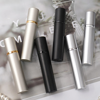 Haut de gamme 8ml fond de remplissage en aluminium atomiseur parfum vaporisateur