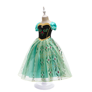 Costume de fête d'Halloween et de Noël pour filles MS Pretty Girls, robe de princesse Anna pour enfants - Product Image 3