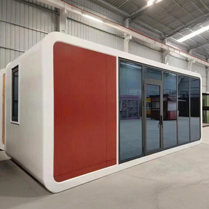 Eco-friendly Prefabricated Modular <strong>House</strong> Camping Hotel Space Capsule Tiny <strong>House</strong> On Wheels For Sales
