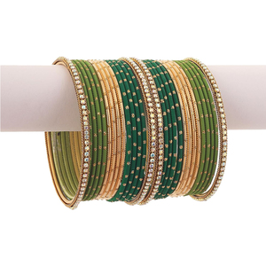 100% Top haute qualité sur mesure bracelets de mariée pour les femmes Style Unique couleur unie verre bracelets ensemble pour dames - Product Image 1