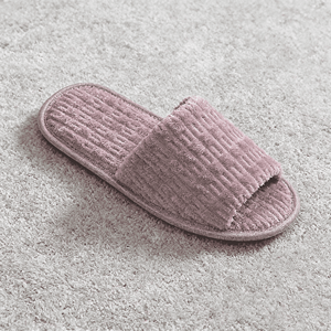 Chaussons à bout ouvert côtelés de haute qualité, confortables, antidérapants, pour femmes, pour toutes les saisons - Product Image 2