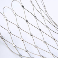 Maille de corde professionnelle en acier inoxydable pour cages à oiseaux et clôtures d'animaux avec haute visibilité et sécurité