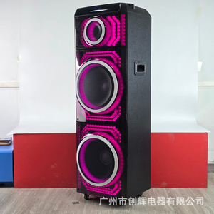 Bluetooth Speaker Dual 12-inch Drivers 3060W RGB Lights Portable Outdoor Fitness Home Use With Microphone TF Card USB - Product Image 3