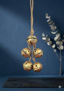 Campanas de armonía vintage hechas a mano al por mayor con acabado rústico, utilizadas para decoración colgante con cuerda - Product Image 2