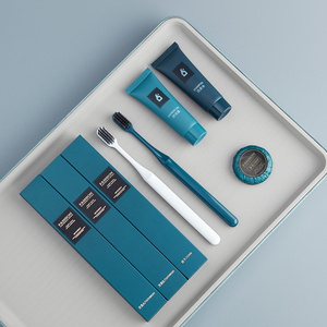 <span class=keywords><strong>Kit</strong></span> de Artículos de Baño Desechables GlobeLink Star <span class=keywords><strong>para</strong></span> Hotel, con Champú, Jabón, Cepillo de Dientes y Gel de Ducha <span class=keywords><strong>para</strong></span> Suministros de Habitación - Product Image 6
