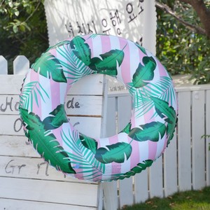 <span class=keywords><strong>Cercle</strong></span> de natation rétro patchwork rayé pour enfants <span class=keywords><strong>cercle</strong></span> de natation gonflable épaissi sous les bras - Product Image 2